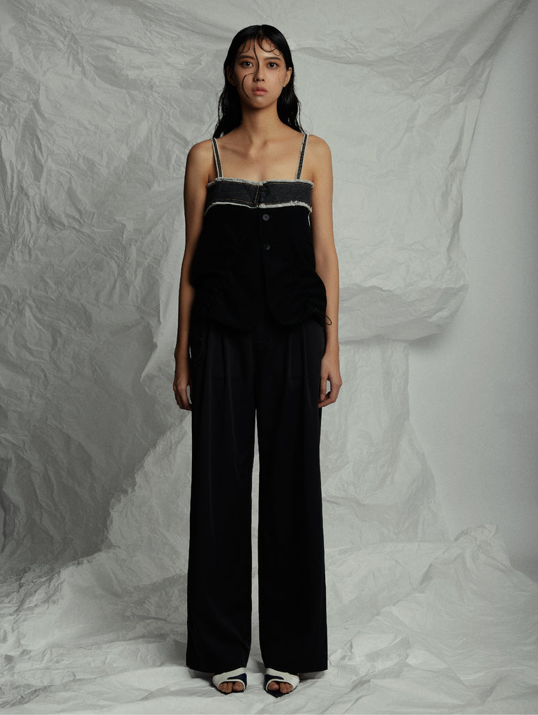 OCTAVIA Skirt Top BLACK 003 - X U E _ S