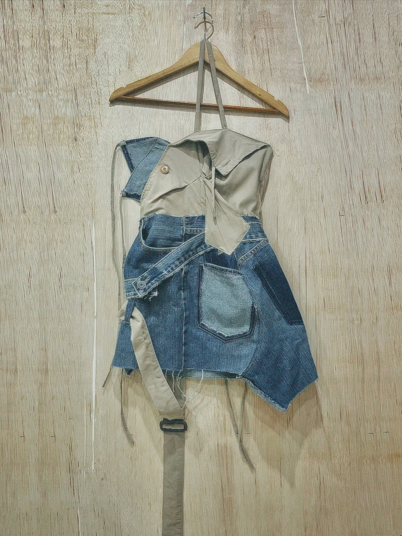 Trench Denim Dress - X U E _ S